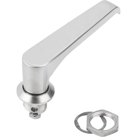 Kipp Quarter-Turn Lock, H=18, Stainless Steel 1.4401 K1359.118